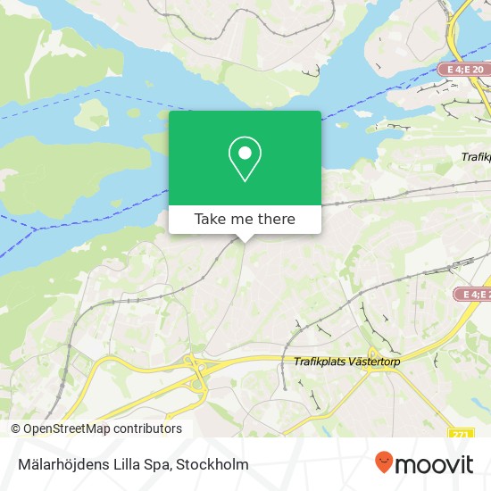 Mälarhöjdens Lilla Spa map