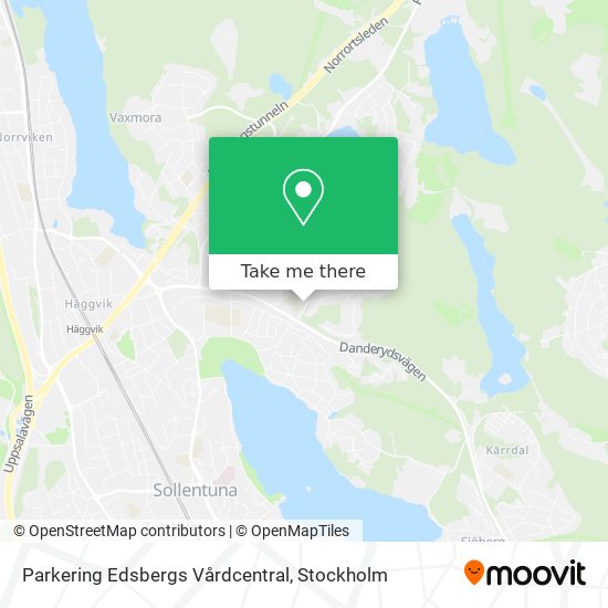 Parkering Edsbergs Vårdcentral map