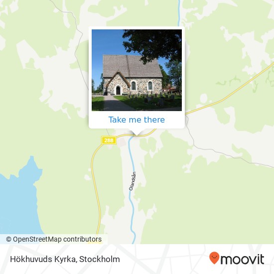 Hökhuvuds Kyrka map