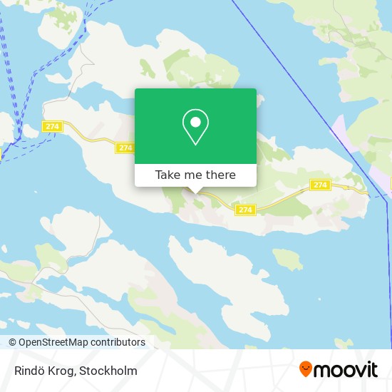 Rindö Krog map