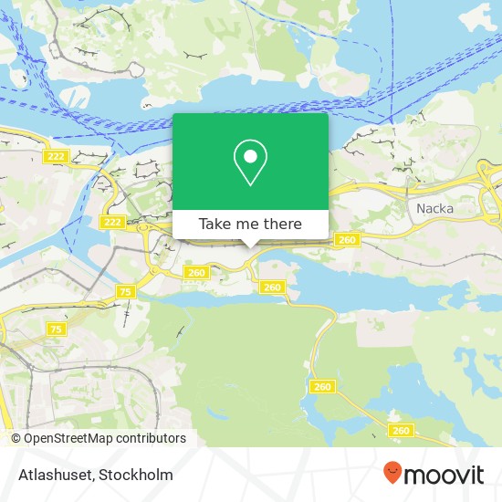 Atlashuset map