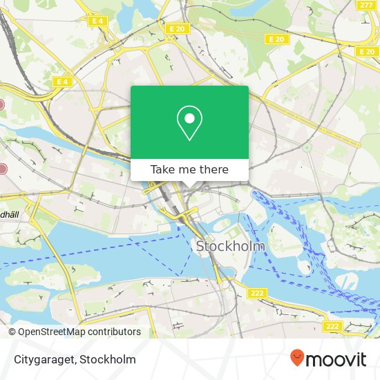 Citygaraget map