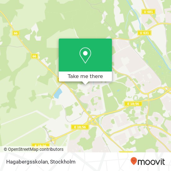 Hagabergsskolan map