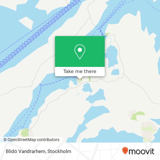 Blidö Vandrarhem map