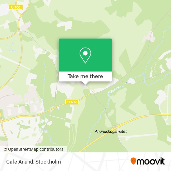 Cafe Anund map