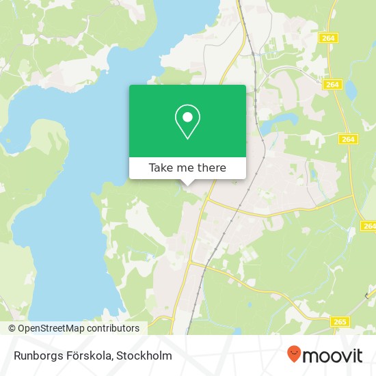 Runborgs Förskola map