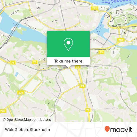 Wbk Globen map