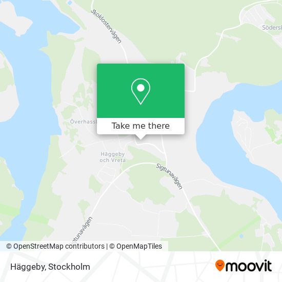 Häggeby map