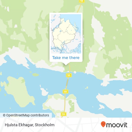 Hjulsta Ekhagar map