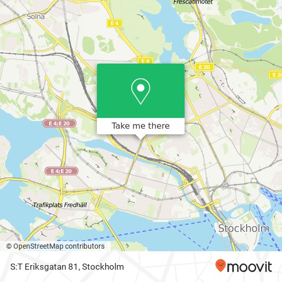 S:T Eriksgatan 81 map