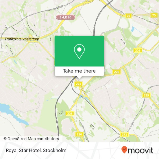 Royal Star Hotel map