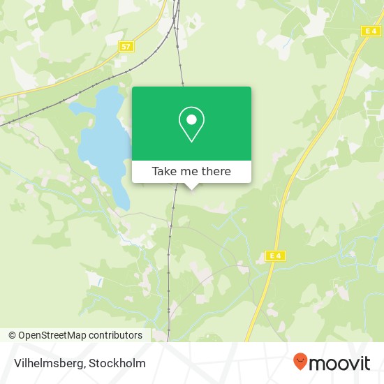 Vilhelmsberg map