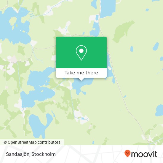 Sandasjön map