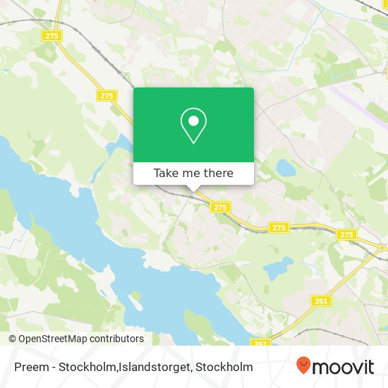 Preem - Stockholm,Islandstorget map
