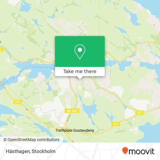 Hästhagen map