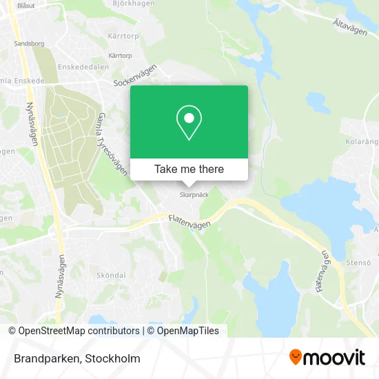 Brandparken map