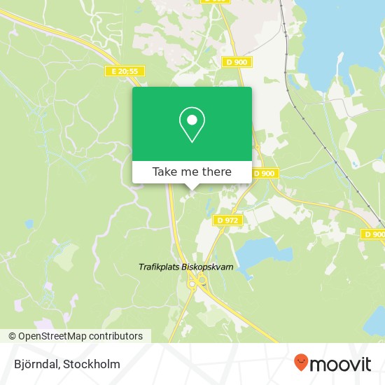 Björndal map