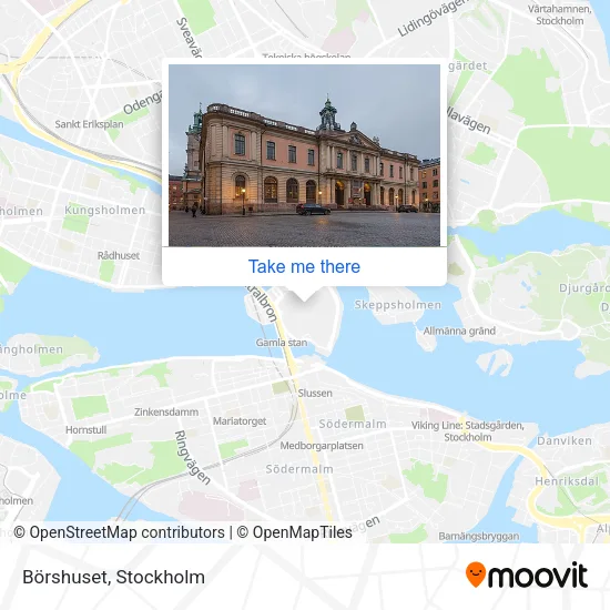Börshuset map