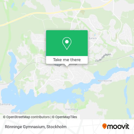 Rönninge Gymnasium map