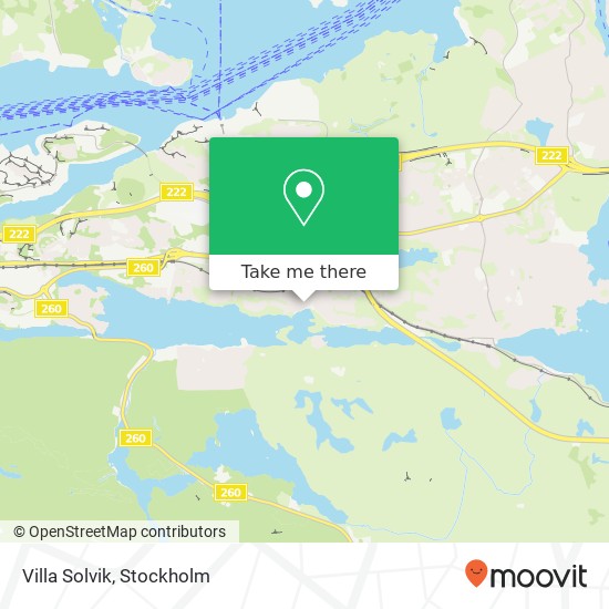 Villa Solvik map