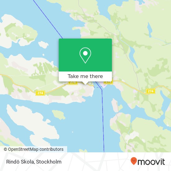 Rindö Skola map