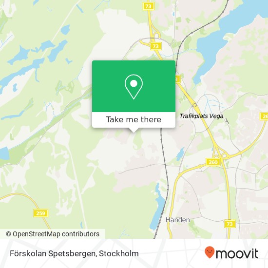 Förskolan Spetsbergen map