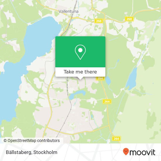 Bällstaberg map