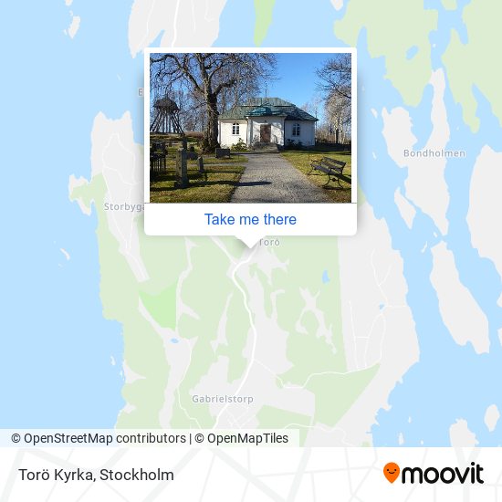 Torö Kyrka map