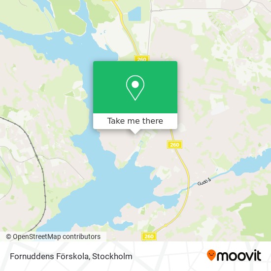 Fornuddens Förskola map