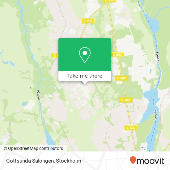 Gottsunda Salongen map