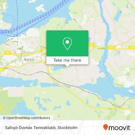 Saltsjö-Duvnäs Tennisklubb map