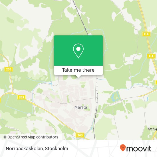 Norrbackaskolan map