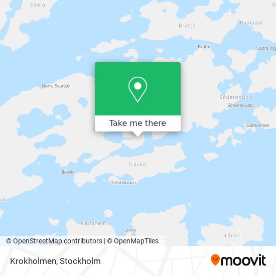 Krokholmen map