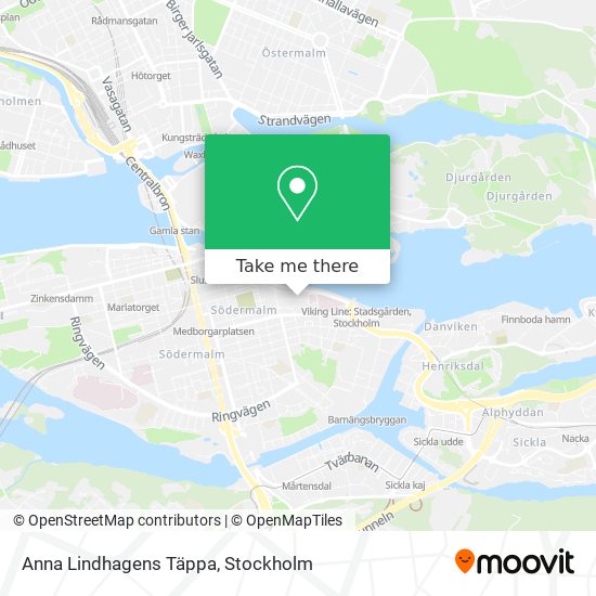 Anna Lindhagens Täppa map