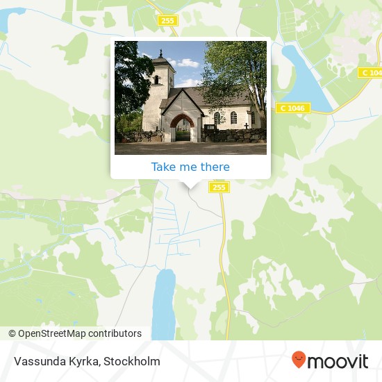 Vassunda Kyrka map