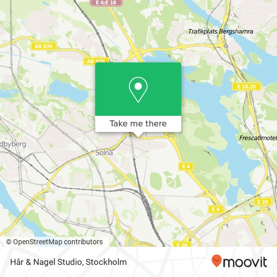 Hår & Nagel Studio map