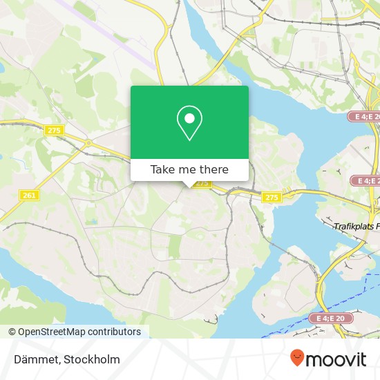 Dämmet map