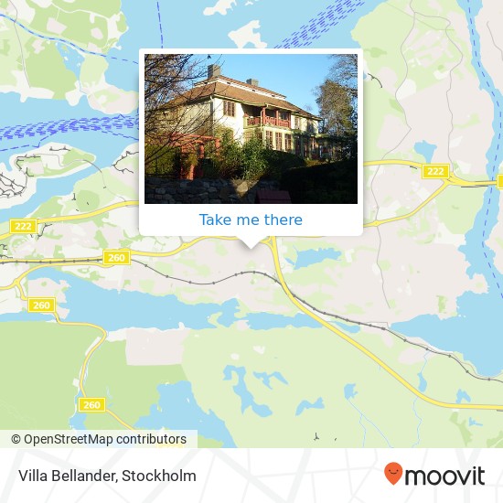 Villa Bellander map