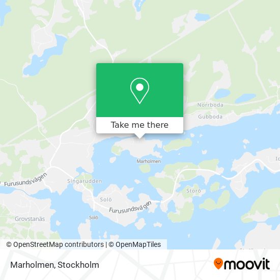 Marholmen map