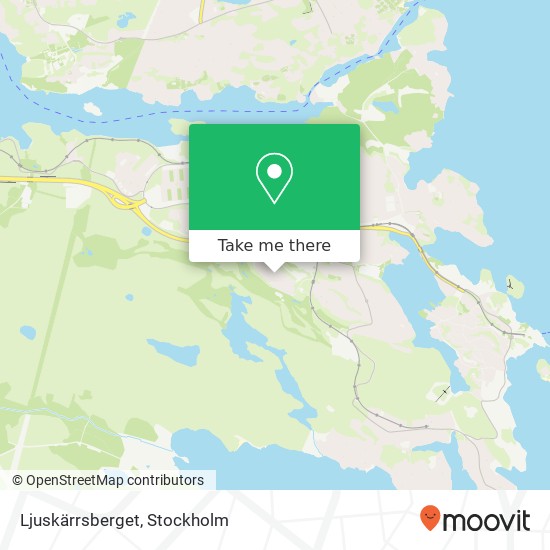 Ljuskärrsberget map