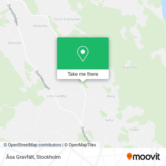 Åsa Gravfält map