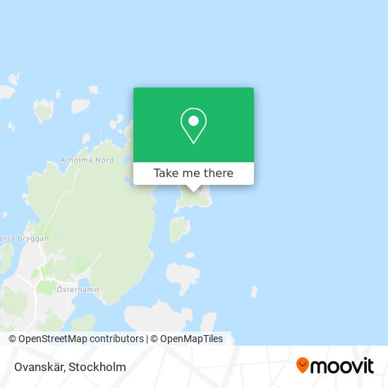 Ovanskär map