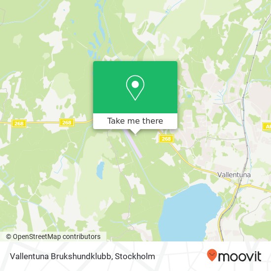 Vallentuna Brukshundklubb map