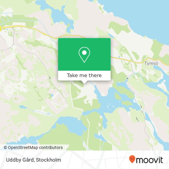 Uddby Gård map