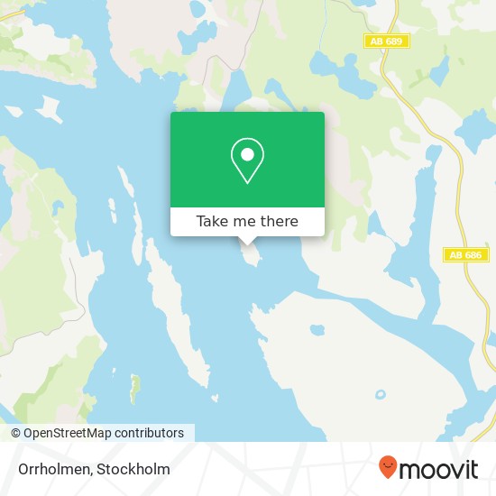 Orrholmen map