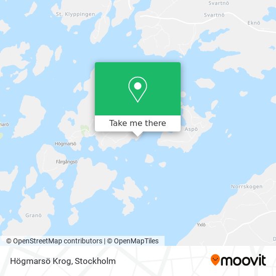 Högmarsö Krog map