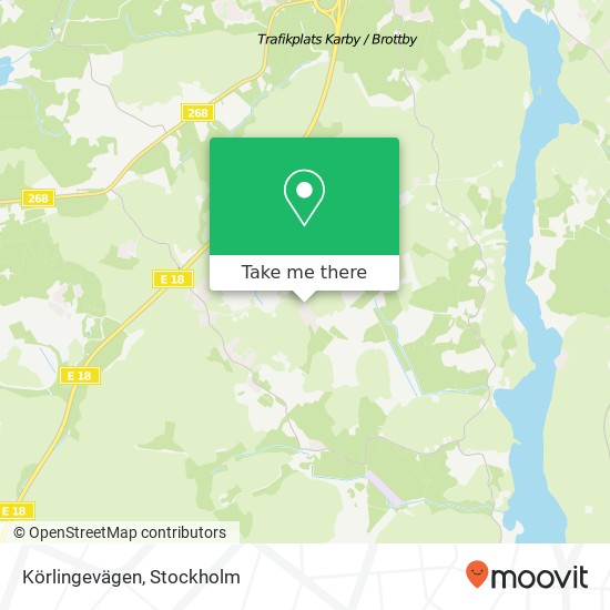 Körlingevägen map