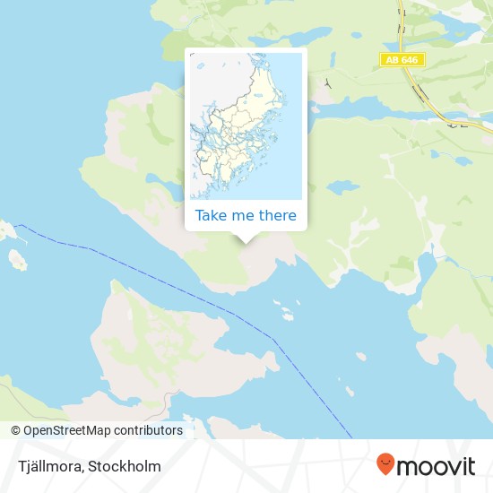 Tjällmora map