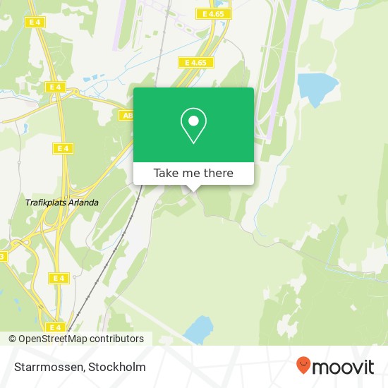 Starrmossen map