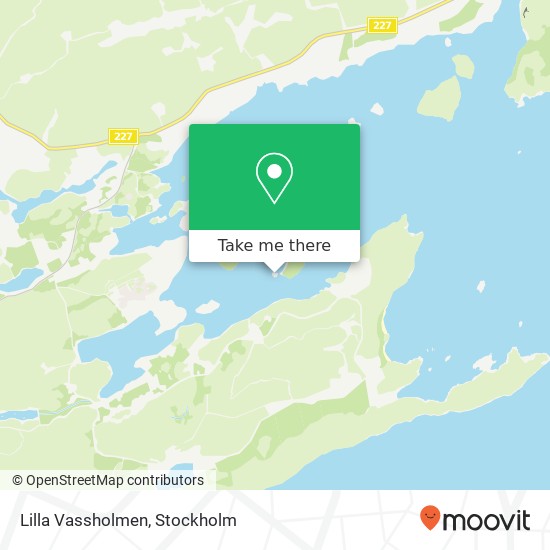 Lilla Vassholmen map